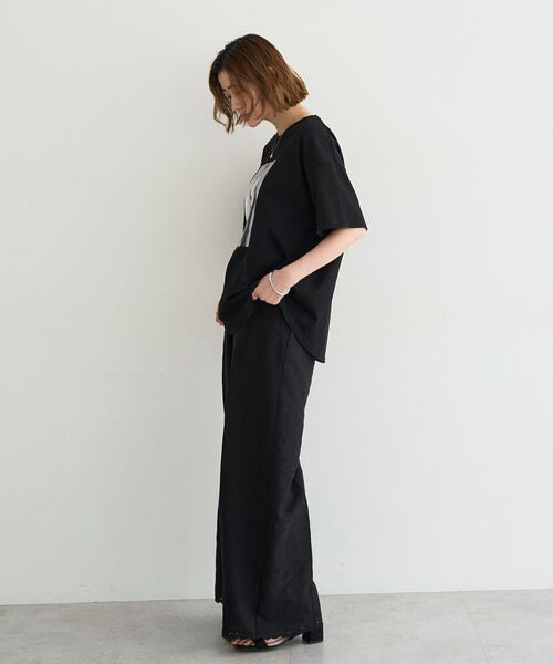 YECCA VECCA(イェッカヴェッカ)の「【UVカット】フォトプリントTee(Tシャツ/カットソー・レディース・ブラック/オフホワイト・FREE)」の10枚目の写真