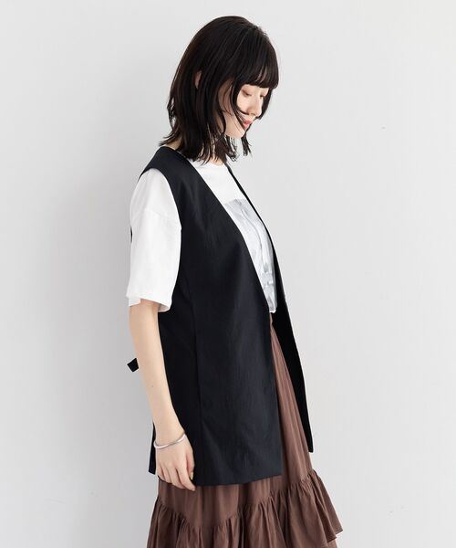 YECCA VECCA(イェッカヴェッカ)の「【UVカット】フォトプリントTee(Tシャツ/カットソー・レディース・ブラック/オフホワイト・FREE)」の19枚目の写真