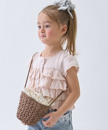 petit main（プティマイン）の「レースつきペーパーポシェット（ショルダーバッグ）」