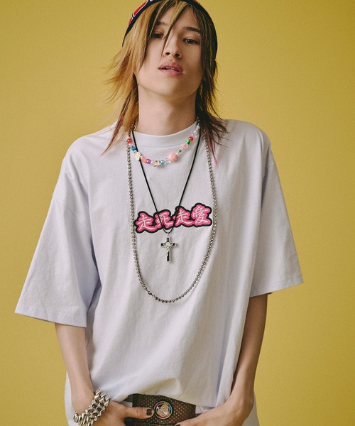 GALFY(ガルフィー)の「【GALFY/ガルフィー】走死走愛Tシャツ(Tシャツ/カットソー・メンズ・ブラック/ライトイエロー/ホワイト・M/XL/L)」の14枚目の写真