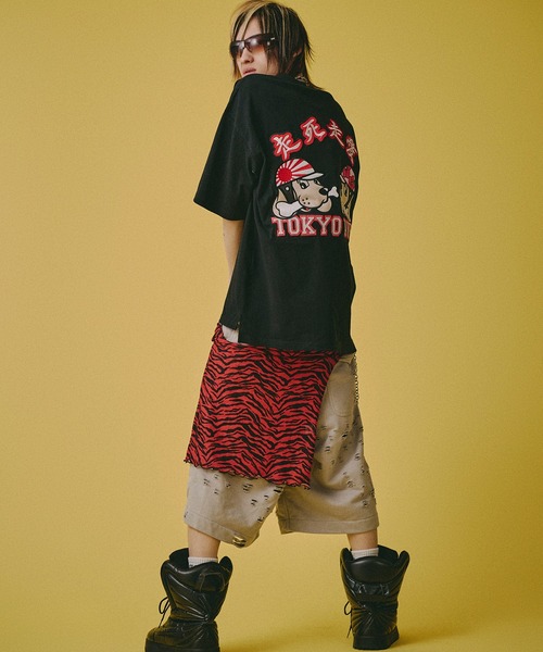 GALFY(ガルフィー)の「【GALFY/ガルフィー】走死走愛Tシャツ(Tシャツ/カットソー・メンズ・ブラック/ライトイエロー/ホワイト・M/XL/L)」の19枚目の写真