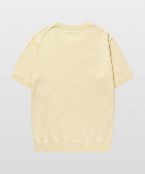 MANNERGRAM(マナーグラム)の「ソフトコットン100 3PLY ラウンド 半袖ニット アイボリー(ニット/セーター・メンズ・その他・LARGE/X-LARGE)」の6枚目の写真