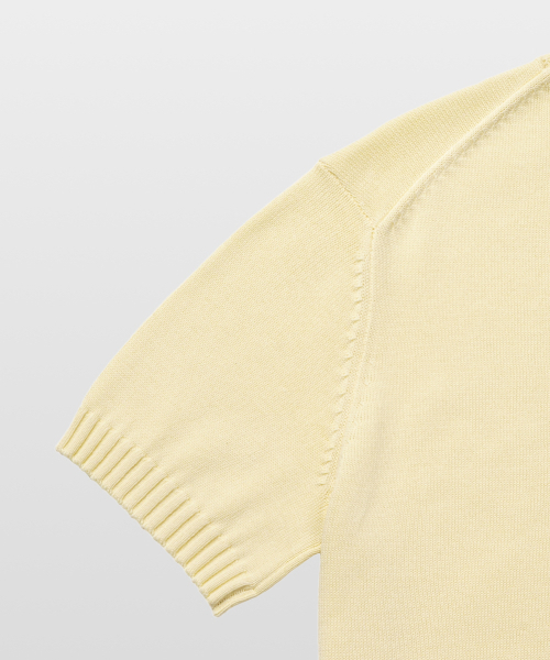 MANNERGRAM(マナーグラム)の「ソフトコットン100 3PLY ラウンド 半袖ニット アイボリー(ニット/セーター・メンズ・その他・LARGE/X-LARGE)」の8枚目の写真