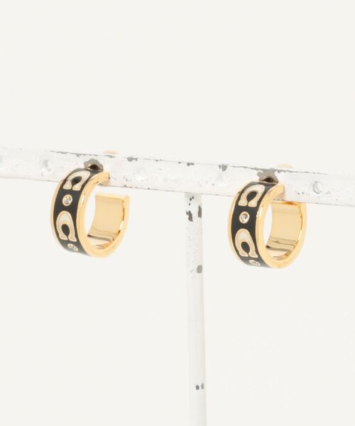 COACH(コーチ)の「リピーテッド C ハギー ピアス(ピアス(両耳用)・レディース・ゴールド系その他・ONE)」の3枚目の写真