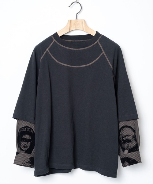 STOF(ストフ)の「Anarchy/Flocky Layer Tee(Tシャツ/カットソー・メンズ・ブラック/ホワイト・M/S)」の10枚目の写真