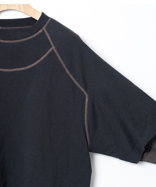 STOF(ストフ)の「Anarchy/Flocky Layer Tee(Tシャツ/カットソー・メンズ・ブラック/ホワイト・M/S)」の14枚目の写真