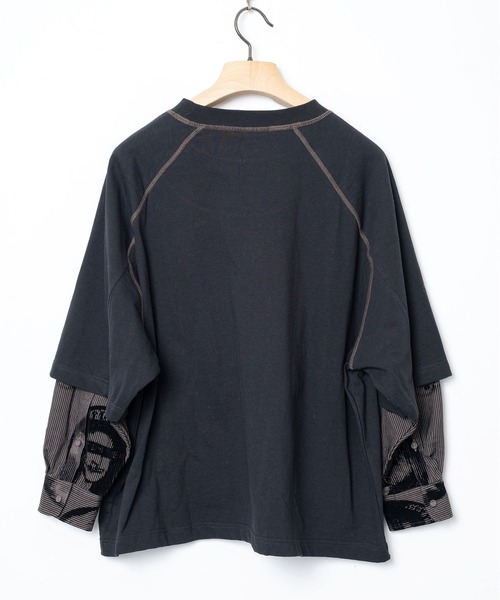 STOF(ストフ)の「Anarchy/Flocky Layer Tee(Tシャツ/カットソー・メンズ・ブラック/ホワイト・M/S)」の11枚目の写真