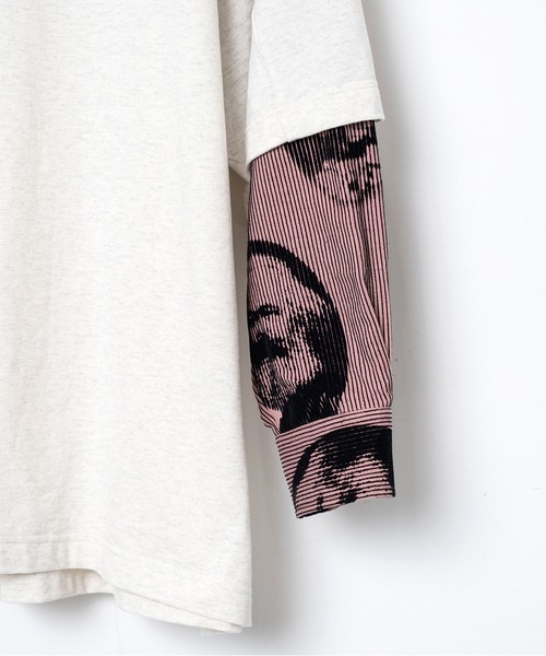 STOF(ストフ)の「Anarchy/Flocky Layer Tee(Tシャツ/カットソー・メンズ・ブラック/ホワイト・M/S)」の17枚目の写真