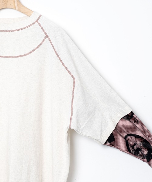 STOF(ストフ)の「Anarchy/Flocky Layer Tee(Tシャツ/カットソー・メンズ・ブラック/ホワイト・M/S)」の18枚目の写真