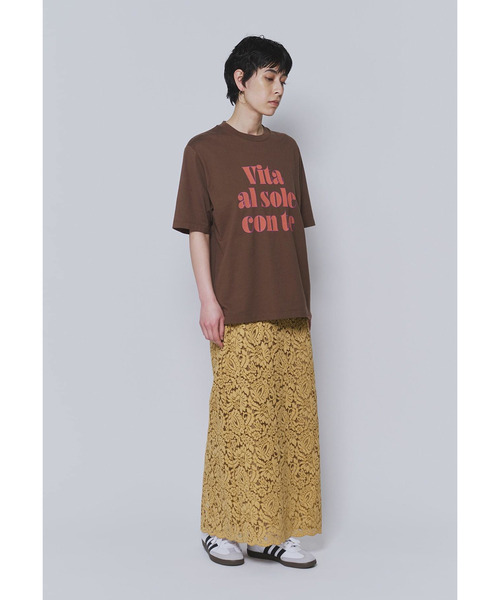 1er Arrondissement（プルミエアロンディスモン）の「フラワーレースタイトスカート（スカート・レディース・グリーン系その他4/イエロー系その他5・38/36）」の11枚目の写真