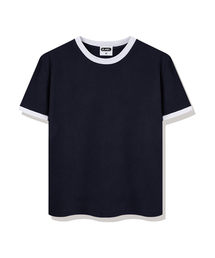 BASIC LABEL（ベーシックラベル）の「オーロラリングルーズフィット半袖Tシャツ4カラー[BLSE_4501]（Tシャツ/カットソー）」