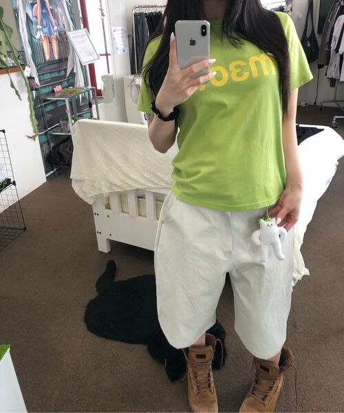 ITZAVIBE(イッザバイブ)の「CROSS POCKET BERMUDA PANTS - LIGHT GRAY(その他パンツ・レディース・その他・MEDIUM/LARGE)」の10枚目の写真
