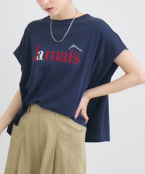 KATHARINE ROSS(キャサリンロス)の「【綿100%】JamaisフレンチTシャツ(Tシャツ/カットソー・レディース・ネイビー/チャコールグレー/オフホワイト・FREE)」の16枚目の写真