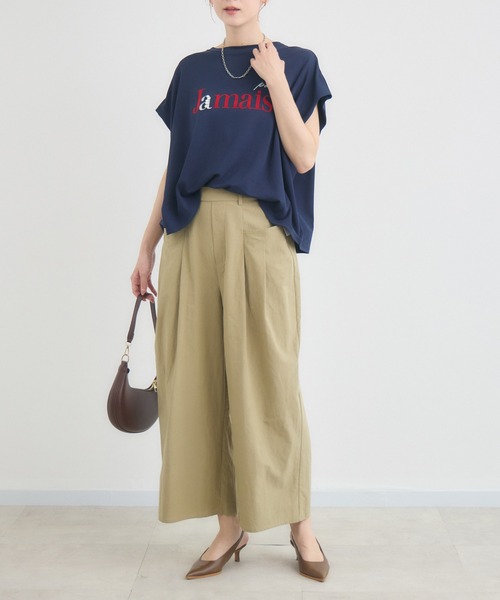 KATHARINE ROSS(キャサリンロス)の「【綿100%】JamaisフレンチTシャツ(Tシャツ/カットソー・レディース・ネイビー/チャコールグレー/オフホワイト・FREE)」の12枚目の写真