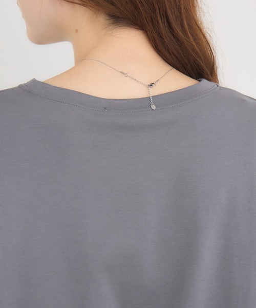 KATHARINE ROSS(キャサリンロス)の「【綿100%】JamaisフレンチTシャツ(Tシャツ/カットソー・レディース・ネイビー/チャコールグレー/オフホワイト・FREE)」の17枚目の写真