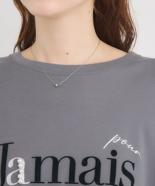 KATHARINE ROSS(キャサリンロス)の「【綿100%】JamaisフレンチTシャツ(Tシャツ/カットソー・レディース・ネイビー/チャコールグレー/オフホワイト・FREE)」の21枚目の写真