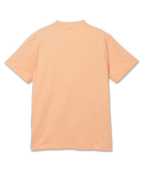 Guess(ゲス)の「TRIANGLE Stitching Tee Tシャツ 半袖 ロゴTシャツ(Tシャツ/カットソー・メンズ・ダークネイビー/オレンジ・SMALL/MEDIUM/LARGE/X-LARGE/XX-LARGE)」の3枚目の写真