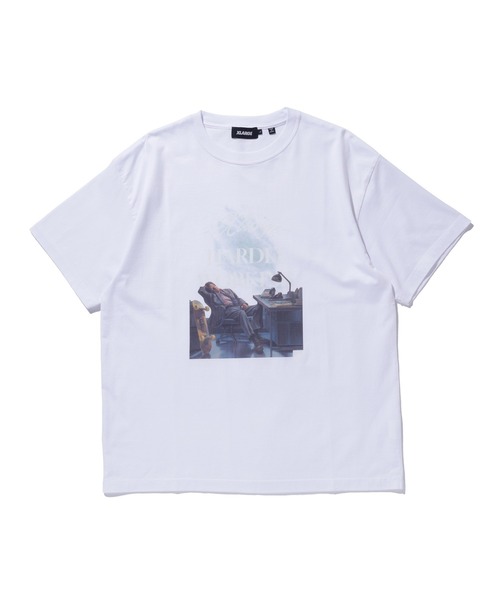 XLARGE（エクストララージ）の「HARDLY WORKING S/S TEE（Tシャツ/カットソー・メンズ・ブラック/ブラウン/ホワイト・XL/L/M/S）」の4枚目の写真