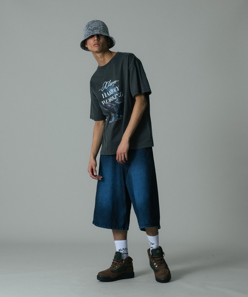 XLARGE（エクストララージ）の「HARDLY WORKING S/S TEE（Tシャツ/カットソー・メンズ・ブラック/ブラウン/ホワイト・XL/L/M/S）」の9枚目の写真