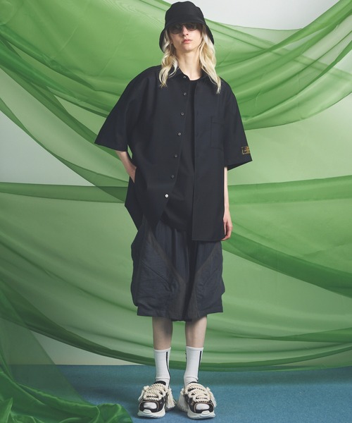 MAISON SPECIAL(メゾンスペシャル)の「《UNISEX》3D Pocket Curve Switching Prime-Wide One-tuck Shorts/3Dポケットカーブ切替プライムワイドワンタックショーツ【MAISON SPECIAL/メゾンスペシャル】(その他パンツ・メンズ・ブラック/サックスブルー・0/1/2)」の8枚目の写真