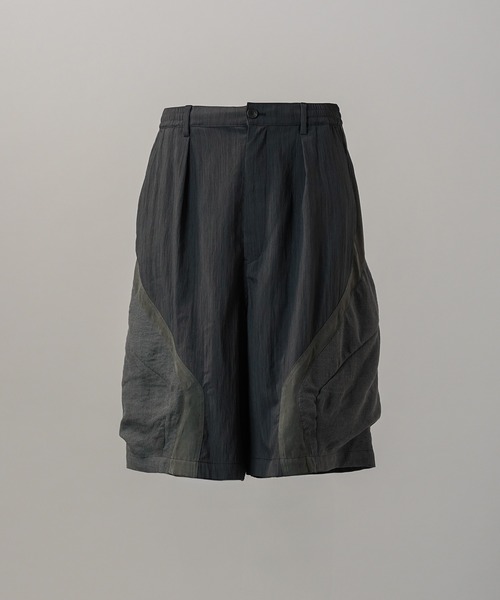 MAISON SPECIAL(メゾンスペシャル)の「《UNISEX》3D Pocket Curve Switching Prime-Wide One-tuck Shorts/3Dポケットカーブ切替プライムワイドワンタックショーツ【MAISON SPECIAL/メゾンスペシャル】(その他パンツ・メンズ・ブラック/サックスブルー・0/1/2)」の15枚目の写真