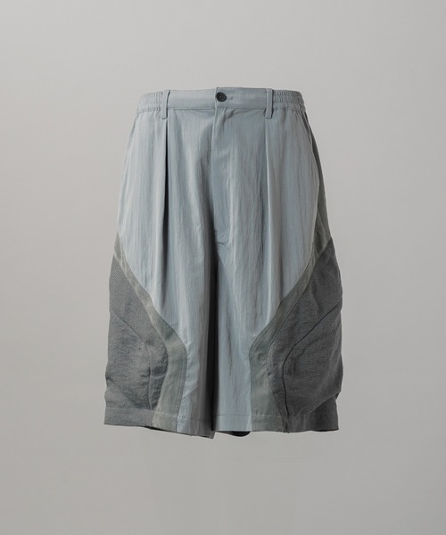 MAISON SPECIAL(メゾンスペシャル)の「《UNISEX》3D Pocket Curve Switching Prime-Wide One-tuck Shorts/3Dポケットカーブ切替プライムワイドワンタックショーツ【MAISON SPECIAL/メゾンスペシャル】(その他パンツ・メンズ・ブラック/サックスブルー・0/1/2)」の16枚目の写真