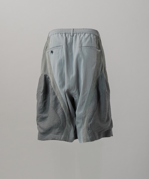MAISON SPECIAL(メゾンスペシャル)の「《UNISEX》3D Pocket Curve Switching Prime-Wide One-tuck Shorts/3Dポケットカーブ切替プライムワイドワンタックショーツ【MAISON SPECIAL/メゾンスペシャル】(その他パンツ・メンズ・ブラック/サックスブルー・0/1/2)」の18枚目の写真