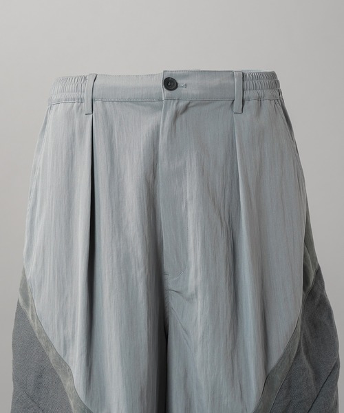 MAISON SPECIAL(メゾンスペシャル)の「《UNISEX》3D Pocket Curve Switching Prime-Wide One-tuck Shorts/3Dポケットカーブ切替プライムワイドワンタックショーツ【MAISON SPECIAL/メゾンスペシャル】(その他パンツ・メンズ・ブラック/サックスブルー・0/1/2)」の19枚目の写真