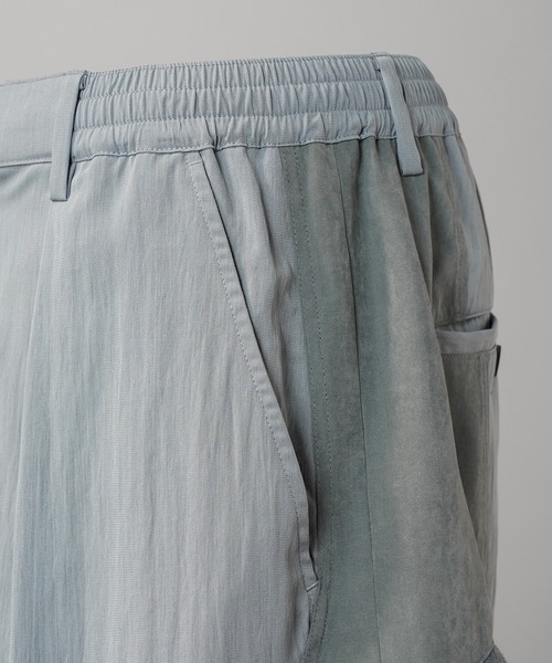 MAISON SPECIAL(メゾンスペシャル)の「《UNISEX》3D Pocket Curve Switching Prime-Wide One-tuck Shorts/3Dポケットカーブ切替プライムワイドワンタックショーツ【MAISON SPECIAL/メゾンスペシャル】(その他パンツ・メンズ・ブラック/サックスブルー・0/1/2)」の20枚目の写真