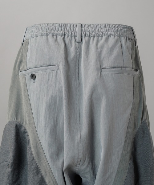 MAISON SPECIAL(メゾンスペシャル)の「《UNISEX》3D Pocket Curve Switching Prime-Wide One-tuck Shorts/3Dポケットカーブ切替プライムワイドワンタックショーツ【MAISON SPECIAL/メゾンスペシャル】(その他パンツ・メンズ・ブラック/サックスブルー・0/1/2)」の22枚目の写真