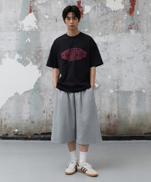 AGOD（エージーオーディー）の「サイドタックスウェットバミューダパンツ[グレー]（その他パンツ・レディース・その他・LARGE/SMALL/MEDIUM/X-LARGE）」の3枚目の写真