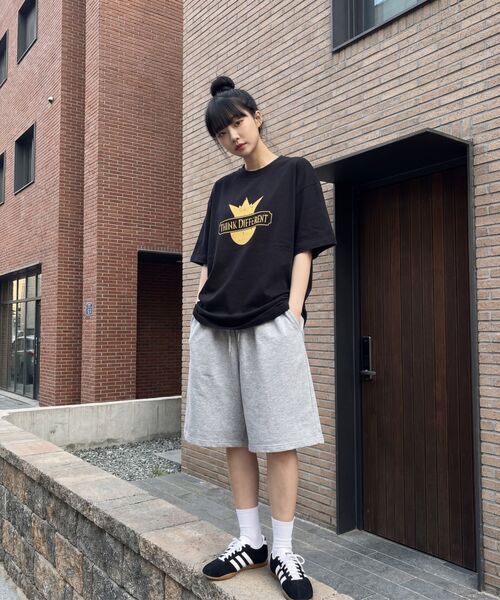 AGOD（エージーオーディー）の「サイドタックスウェットバミューダパンツ[グレー]（その他パンツ・レディース・その他・LARGE/SMALL/MEDIUM/X-LARGE）」の13枚目の写真