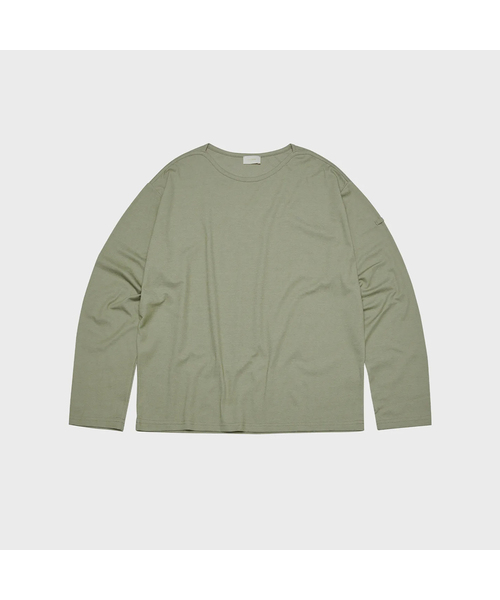 TY(ティワイ)の「スーピマレストロングスリーブボートネックTシャツ, 3COLOR(Tシャツ/カットソー・レディース・ホワイト/ライトカーキ/ブラック・LARGE/MEDIUM)」の3枚目の写真