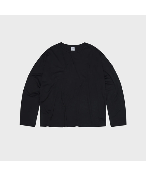 TY(ティワイ)の「スーピマレストロングスリーブボートネックTシャツ, 3COLOR(Tシャツ/カットソー・レディース・ホワイト/ライトカーキ/ブラック・LARGE/MEDIUM)」の2枚目の写真