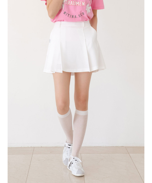 NITINA(ニティナ)の「エッセンシャルプリーツスカートWH(スカート・レディース・ホワイト・SMALL/MEDIUM/LARGE)」の3枚目の写真