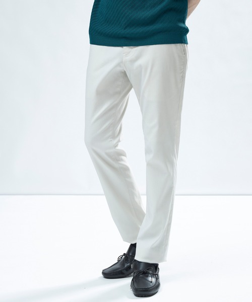 MEN'S BIGI(メンズビギ)の「ハイパワーストレッチ ツイルパンツ<2wayストレッチ><接触冷感>(その他パンツ・メンズ・ダークグレー/ブラック/ブラウン/グレー系その他/ライトグレー・01/02/03/04)」の4枚目の写真