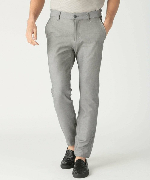 MEN'S BIGI(メンズビギ)の「ハイパワーストレッチ ツイルパンツ<2wayストレッチ><接触冷感>(その他パンツ・メンズ・ダークグレー/ブラック/ブラウン/グレー系その他/ライトグレー・01/02/03/04)」の1枚目の写真