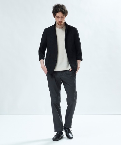 MEN'S BIGI(メンズビギ)の「ハイパワーストレッチ ツイルパンツ<2wayストレッチ><接触冷感>(その他パンツ・メンズ・ダークグレー/ブラック/ブラウン/グレー系その他/ライトグレー・01/02/03/04)」の9枚目の写真
