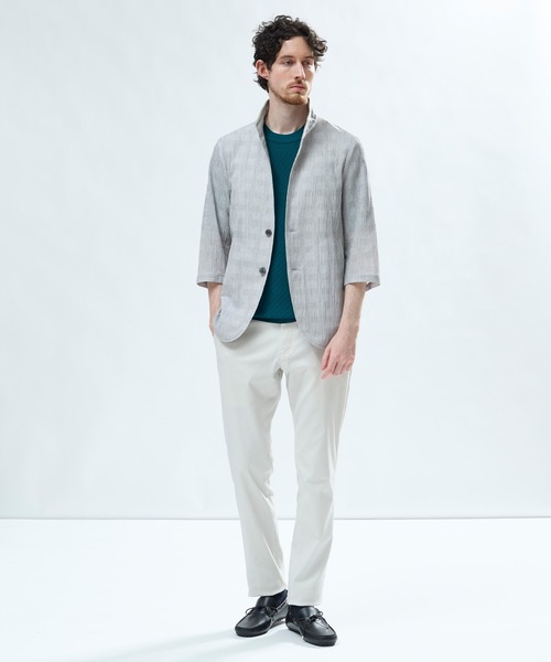 MEN'S BIGI(メンズビギ)の「ハイパワーストレッチ ツイルパンツ<2wayストレッチ><接触冷感>(その他パンツ・メンズ・ダークグレー/ブラック/ブラウン/グレー系その他/ライトグレー・01/02/03/04)」の10枚目の写真