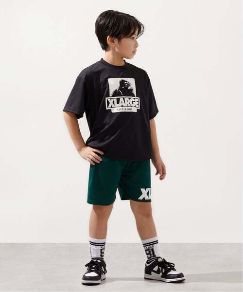 XLARGE KIDS（エクストララージキッズ）の「【吸水速乾・UV】OG半袖Tシャツ（Tシャツ/カットソー・キッズ・グリーン/オフホワイト/ブラック・140cm/120cm/110cm/100cm/130cm）」の6枚目の写真