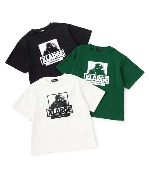 XLARGE KIDS（エクストララージキッズ）の「【吸水速乾・UV】OG半袖Tシャツ（Tシャツ/カットソー・キッズ・グリーン/オフホワイト/ブラック・140cm/120cm/110cm/100cm/130cm）」の8枚目の写真