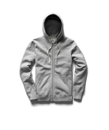 REIGNING CHAMP（レイニングチャンプ）の「レイニングチャンプ【Reigning Champ】- ジップフーディー【MIDWEIGHT TERRY SLIM ZIP HOODIE HGREY RC-3205-1-24FW】（ベスト）」