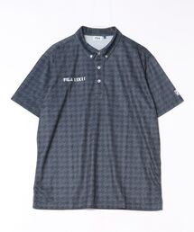 【FILA GOLF:フィラゴルフ】総柄半袖シャツ 吸汗速乾 UVカット ゴルフ