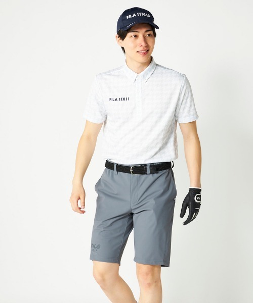 FILA GOLF(フィラゴルフ )の「【FILA GOLF:フィラゴルフ】総柄半袖シャツ 吸汗速乾 UVカット ゴルフ(ポロシャツ・メンズ・カーキ/ネイビー/ホワイト・MEDIUM/LARGE/X-LARGE/XX-LARGE)」の11枚目の写真