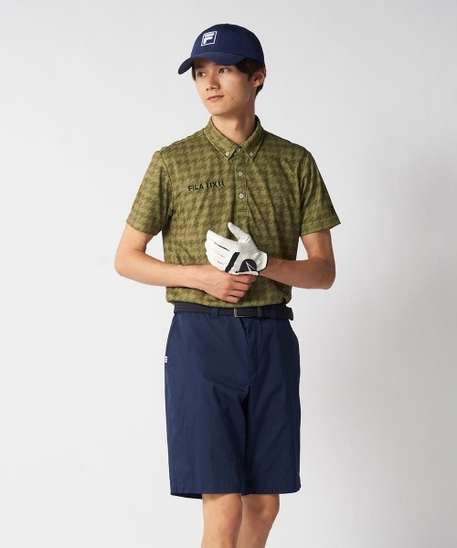 FILA GOLF(フィラゴルフ )の「【FILA GOLF:フィラゴルフ】総柄半袖シャツ 吸汗速乾 UVカット ゴルフ(ポロシャツ・メンズ・カーキ/ネイビー/ホワイト・MEDIUM/LARGE/X-LARGE/XX-LARGE)」の22枚目の写真