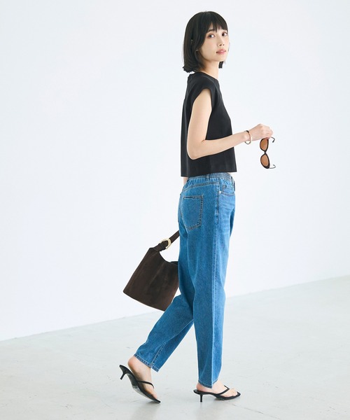 coca(coca)(コカ)の「スムースラグランノースリーブトップス(Tシャツ/カットソー・レディース・ホワイト/ブラック・M/S/L)」の8枚目の写真