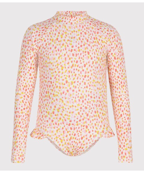 PETIT BATEAU（プチバトー）の「プリントワンピース水着（水着・キッズ・ホワイト系その他・6YEAR/8YEAR/10YEAR/12YEAR）」の4枚目の写真