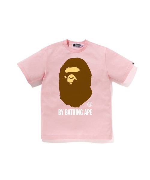 A BATHING APE(アベイシングエイプ)の「BY BATHING APE TEE(Tシャツ/カットソー・キッズ・オレンジ/ホワイト/ブラック/ピンク/グリーン・160/150)」の4枚目の写真