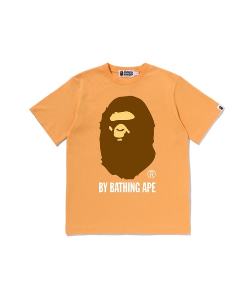 A BATHING APE(アベイシングエイプ)の「BY BATHING APE TEE(Tシャツ/カットソー・キッズ・オレンジ/ホワイト/ブラック/ピンク/グリーン・160/150)」の5枚目の写真