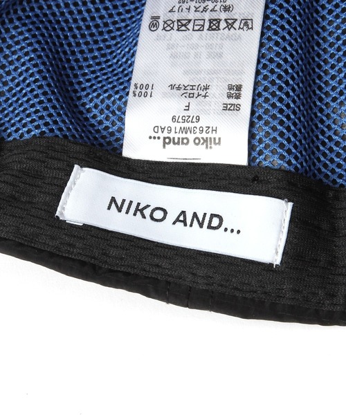 niko and...(ニコアンド)の「遮光リップ刺繍キャップ(キャップ・メンズ・ブラック/オリーブ/グレー・FREE)」の14枚目の写真
